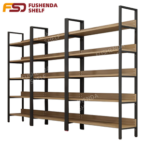 케이크 및 빵 디스플레이를위한 베이커리 샵 슈퍼마켓 선반을위한 맞춤형 목재 디스플레이 캐비닛 및 쇼케이스 - Product Image 3