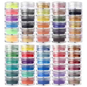 Chất Nhớt Ngọc Trai Sắc Tố Bột 6 Màu Sắc của Mica Bột Thích Hợp Cho Chất Nhờn Xà Phòng Nến Tắm Tự Làm Nhuộm Chất Nhờn Sắc Tố - Product Image 1