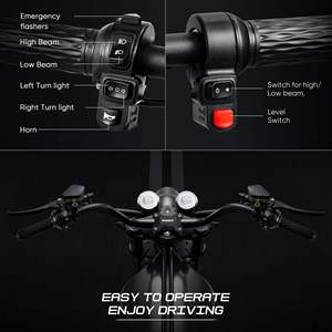 UNIEBIKE EAhora M1P Pro 48V แบตเตอรี่ลิเธียม 7 สปีด เบรกไฮดรอลิกเต็มระบบ โช้คคู่ ระยะทาง 110 ไมล์ จักรยานไฟฟ้าสำหรับผู้ใหญ่ - Product Image 5