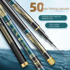 Haute teneur en carbone action rapide grande carpe <span class=keywords><strong>canne</strong></span> à pêche 5.4m <span class=keywords><strong>canne</strong></span> à <span class=keywords><strong>leurre</strong></span> pour argent et grosse tête carpe océan plage utilisation lumière conception portable - Product Image 2