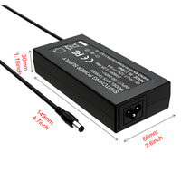 Adaptateur secteur MYIXI 120V AC vers 24V DC 3A/6A/6.5A/3.0A pour imprimante thermique de bureau et caméra embarquée 72W 26V 12V