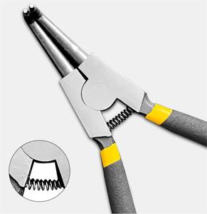 KAFUWELL PL24053B スナップリングプライヤーセット 6インチ ヘビーデューティー 外部/内部 サーキュラープライヤーキット ストレート/ベンドジョー付き - Product Image 3