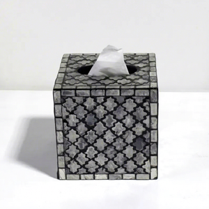 Traditional Handcrafted Multifunctional Eco-Friendly Bone Inlay <b>Tissue</b> <b>Paper</b> Holder Customizable Floral Design for Stylish - Product Image 1