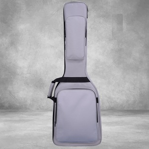 Noir <span class=keywords><strong>Guitare</strong></span> Électrique Basse Sac À Dos Manches Épaissie Oxford Tissu Éponge Instrument De Musique Cas Amélioré Rembourré Sac pour Basse - Product Image 5