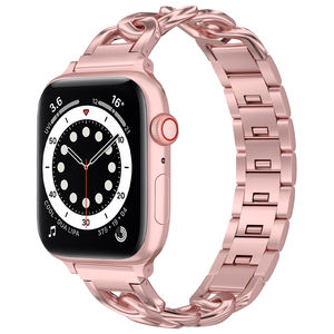 <span class=keywords><strong>Bracelet</strong></span> en acier inoxydable pour <span class=keywords><strong>femme</strong></span>, <span class=keywords><strong>bracelet</strong></span> en métal élégant pour <span class=keywords><strong>Apple</strong></span> <span class=keywords><strong>Watch</strong></span> Series 10/9/8/<span class=keywords><strong>7</strong></span>/SE/6/5/4/3/2/1 - Product Image 4