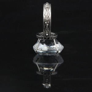 Neueste dekorative Diamant Kristall Servietten ring für die Hochzeit - Product Image 6