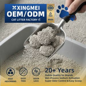 Arena para Gatos Ecológica de Bentonita en Forma de Bola, Antibacteriana, sin Polvo, de Primera Calidad, Entrega Rápida, a Granel - Product Image 1