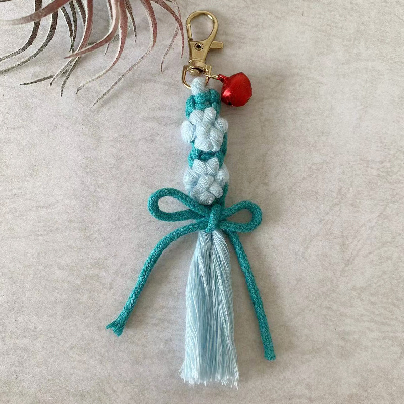 Artiglio di gatto azzurro-fiocco blu lago