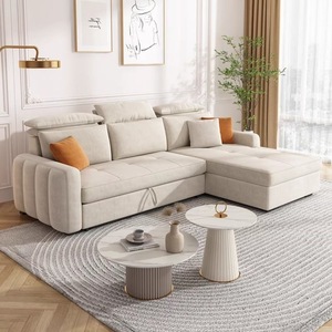 <span class=keywords><strong>Sofá</strong></span> <span class=keywords><strong>Cama</strong></span> Convertible Moderno de Doble Uso con Respaldo, Nuevo, Económico, de Tela Extensible para Sala de Estar - Product Image 4
