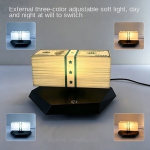 Lampe décorative mini à lévitation magnétique Black-tech Big Green <span class=keywords><strong>GTA</strong></span> Stars, éclairage tricolore, rotation à <span class=keywords><strong>360</strong></span> degrés - Product Image 1