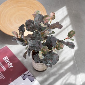 Plante artificielle CallaFloral en feuilles de mûrier gris-vert, 7 têtes, décoration murale, décoration intérieure, bouquet de mariage - Product Image 2