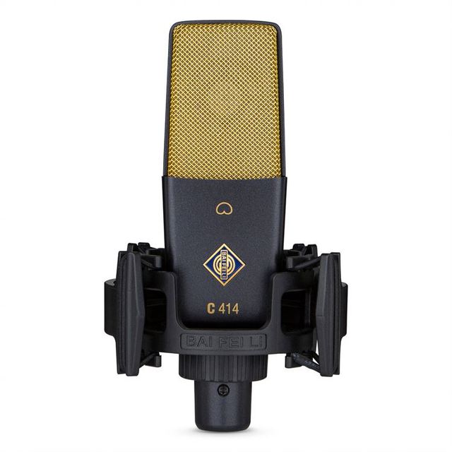 BAIFEILI C 414 Professional Condenser Mic Studio Singing Microphone for Karaoke Podcast Recording Tiktok Live Streaming
