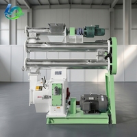 LUODATE Nueva Máquina Eléctrica para Granulación de Alimentos para Animales de 9-17T/H, Máquina Automática para la Elaboración de Alimentos para Aves de Corral y Ganado, Uso Comercial