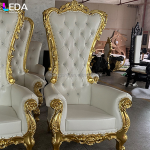LEDA Artículos para Fiestas y Eventos, Sofá Estilo Palacio Dorado, Sillones para Novios, para Banquetes de Boda en Hoteles - Product Image 4