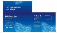 Compteur multi-argent adapté à la plupart des devises Détecteur de faux billets à écran LCD pour USD,EUR,GBP,JPY,HKD,SGD,CNY