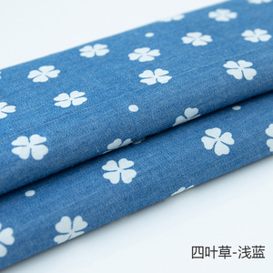 면 인쇄 데님 32 워시 데님 여름 옷 바지 청소년 천 셔츠 원단 가능 - Product Image 5