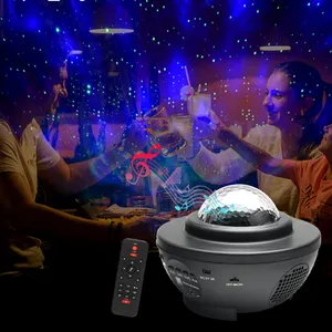 led starry sky projector lamp Music Player Color-changeable Karaoke With Remote Control Directly Charge led starry night light