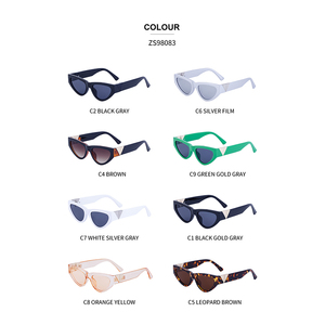 Partagas Groothandel Mode <span class=keywords><strong>Fancy</strong></span> Designer Custom Logo <span class=keywords><strong>Cat</strong></span> Eye Uv400 Bescherming Zonnebril Zonnebril Voor Dames Dames - Product Image 5