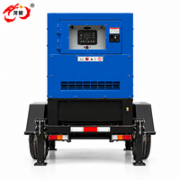Genset Diesel Mobile, Generator Listrik Cadangan, Dynamo, Mesin Kustom 100kW 125kVA, Planta Eléctrica
