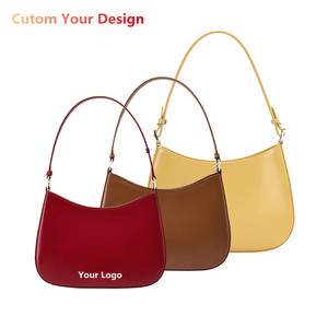 Sacs à bandoulière pour femmes classiques de luxe entièrement personnalisés <span class=keywords><strong>sac</strong></span> chic sous le bras sacs à bandoulière pour femmes en cuir végétalien à la mode et à la mode avec logo personnalisé - Product Image 1
