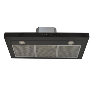 Hotte aspirante électrique ultra-mince ventilée en acier inoxydable Classe B avec déflecteur, interrupteur tactile trois vitesses, murale, 21m³/min, économe en énergie - Product Image 3