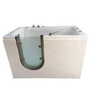Массажная ванна с воздушными пузырями и гидромассажной ванной с сиденьем, прогулочная ванна, ванна для пожилых людей с ограниченными возможностями