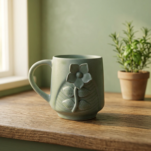 แก้วกาแฟเซรามิก Manticore ระดับพรีเมียม เป็นมิตรกับสิ่งแวดล้อม ดีไซน์สัตว์ในตำนาน ทำด้วยมือ ปลอดภัยสำหรับเครื่องล้างจานและไมโครเวฟ สไตล์อเมริกัน - Product Image 1