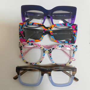 Kho Durable Kích Thước Lớn Dày Acetate Đầy Đủ Rim Khung Sẵn Sàng Tàu | Chất Lượng Cao Cấp Rắn Cổ Điển Phụ Nữ Người Đàn Ông Cán Quang - Product Image 2