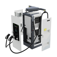 Nuevo Starcharge Titan V5 Blanco, 240kW DC CCS2/GB/T, Estación de Carga Rápida de Pared, Compatible con Pago por Código QR y RFID, Control por Aplicación, para Vehículos Eléctricos Inteligentes