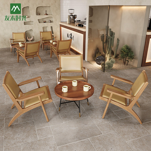 Quán Cà Phê đồ nội thất đặt ghế cho bàn ăn phòng chờ dây ghế tròn bàn ăn và ghế - Product Image 5