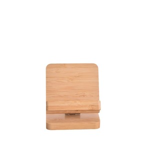 Wooden Tablet <b>Stand</b> 9.5x9x9cm Natural Color Compatible With Ipad Desktop Holder - Product Image 4