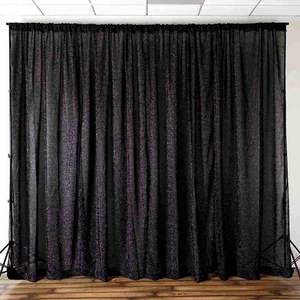 HL Brand Polyester Chiffon Simple <b>Party</b> Wedding Table <b>Backdrop</b> Panel Curtain Design Decoration - Product Image 4