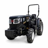 Tracteur de serre compact 80 CV à faible hauteur, 4x4, moteur diesel, machine agricole à carrosserie étroite pour utilisation en serre et en ferme