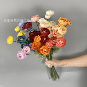 Artificial <b>Flowers</b> Tea Roses <b>Silk</b> <b>Flower</b> High Simulation Home Decor Wedding Arrangement CM 01 - Product Image 1