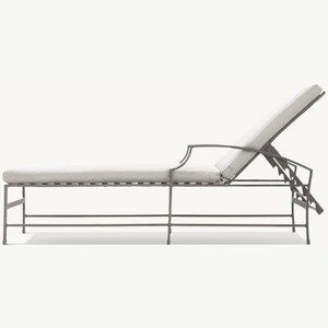 Chaise longue d'extérieur moderne en <span class=keywords><strong>métal</strong></span> <span class=keywords><strong>noir</strong></span> pour patio, <span class=keywords><strong>jardin</strong></span>, plage, hôtels, villas, cour – Mobilier <span class=keywords><strong>de</strong></span> <span class=keywords><strong>jardin</strong></span> en aluminium - Product Image 4