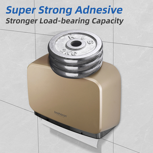 Porte-<span class=keywords><strong>serviettes</strong></span> mural pour toilettes, cuisine d'hôtel personnalisé, distributeur de <span class=keywords><strong>serviettes</strong></span> <span class=keywords><strong>en</strong></span> <span class=keywords><strong>papier</strong></span> carré <span class=keywords><strong>en</strong></span> plastique à plis multiples <span class=keywords><strong>en</strong></span> or joli - Product Image 2