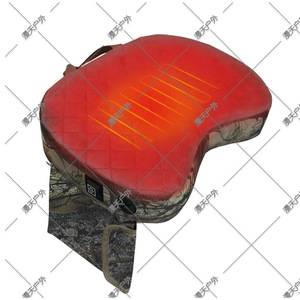 Coussin chauffant irrégulier 40x27x7cm, chauffage USB, pour camping en plein air, tissu à motifs camouflage - Product Image 5