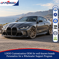Jantes forgées monobloc personnalisées de qualité supérieure, finition bronze mat, 5x112, pour BMW M4 G82 F82 Performance Coupé