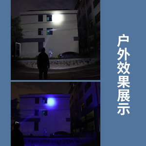 ไฟตกปลาแบบชาร์จไฟได้ ไฟฉายคาดศีรษะ LED แสงสีขาวและสีน้ำเงิน สำหรับตกปลาตอนกลางคืน ล่าสัตว์ ใช้งานได้นาน 50000 ชั่วโมง - Product Image 1