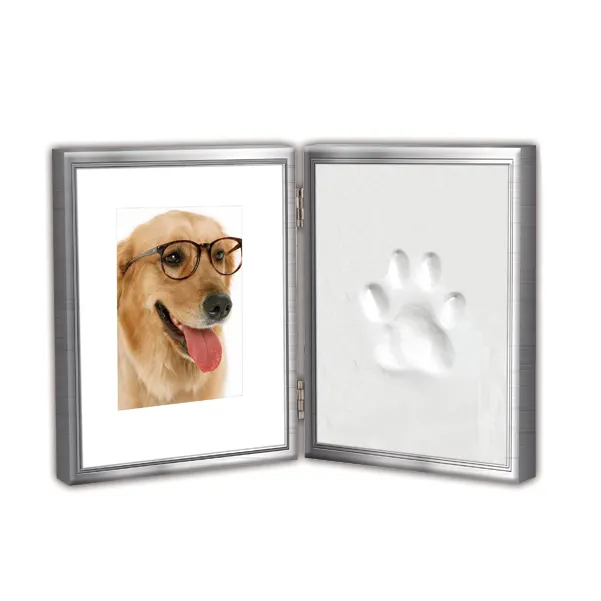 Venta caliente Pet Paw Print Keepsake Wall Frame Kit PET Memorial Photo frame PET Memorial Picture Frame