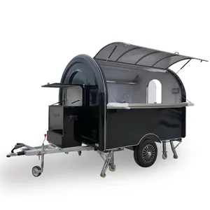 MAI CHE Customized Black Mobile Food Trailer Food Truck For European Standard