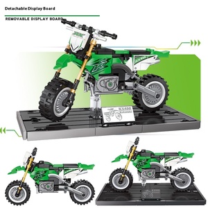 Jouet modèle de <span class=keywords><strong>moto</strong></span> en plastique ABS <span class=keywords><strong>à</strong></span> l'échelle 1:16 pour adultes Blocs de construction éducatifs (346 pièces) Base d'affichage-Jie - Product Image 1