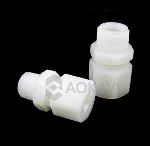 PVDF NPT filettatura a compressione maschio-connessione rapida <span class=keywords><strong>Union</strong></span>, resistente ai prodotti chimici per tubo dell'acqua dell'aria - Product Image 4