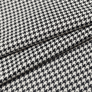 Cuir synthétique PVC Longda Jixi Houndstooth 0,8 mm, largeur 140 cm, imperméable, pour sacs et sacoches - Product Image 2