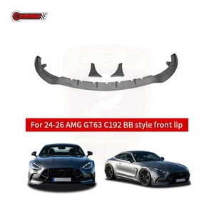 สำหรับ Mercedes AMG GT63 C192 ชุดแต่งคาร์บอนไฟเบอร์แท้แบบ Pre-Preg สำหรับกันชนหน้าทรง BB สไตล์ Splitter Chin Spoiler Aero ขายส่ง - Product Image 4