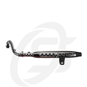 Motorcycle Muffler for DAX CT70 <strong>Matte</strong> Black Exhaust Pipe Made in China Replacement Part - Product Image 1