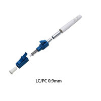 Kit de pièces de connecteurs à fibre optique Gtech LC en gros, SM MM UPC APC Simplex non assemblé 0.9/2.0/3.0mm pour cordon de brassage FTTH