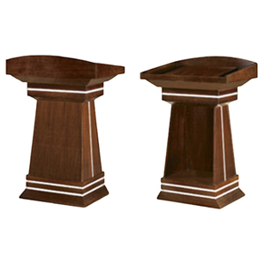 Podio de madera para oficina, estación de discursos, mesa de bienvenida y consulta para aulas, escuelas, centros comerciales, exteriores e iglesias - Product Image 2