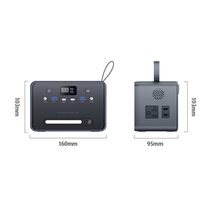 Travel Airline Friendly Quiet Portable Power Station All-In-One 100W Fast Charging <b>Solar</b> <b>Generator</b> With AC Outlet for Office - Product Image 5