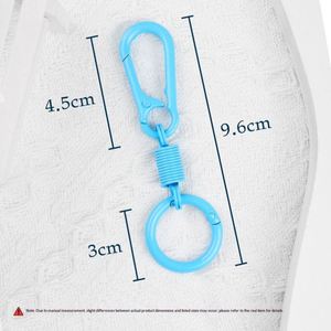 <b>Keychains</b> Clips with O Rings in Bulk Quick Release Key Chain Rings Spring Double Ring Keychain Holder for Bag Gift Wholesale - Product Image 3